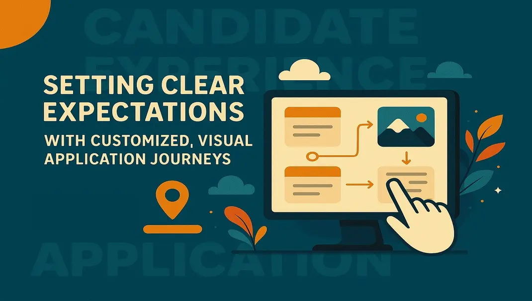 Setting clear expectations with customized, visual application journeys